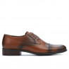 Men stylish, elegant shoes 838 a brown