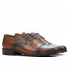 Men stylish, elegant shoes 838 a brown
