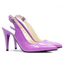 Women sandals 1249 patent purple