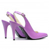 Women sandals 1249 patent purple