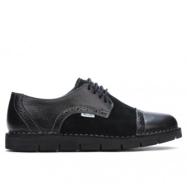 Pantofi casual dama 7001-1 negru combinat