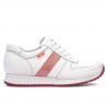 Pantofi sport dama 679 alb+rosu
