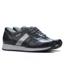 Pantofi sport dama 679 negru+argintiu