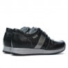 Pantofi sport dama 679 negru+argintiu