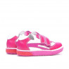 Pantofi copii mici 16-1c roz+alb