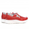 Women sport shoes 680 red combined