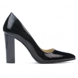 Women stylish, elegant shoes 1261 patent black