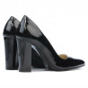 Women stylish, elegant shoes 1261 patent black