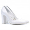Pantofi eleganti dama 1261 lac alb