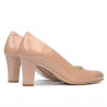 Women stylish, elegant shoes 1209 patent nude