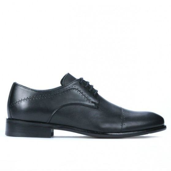 Men stylish, elegant shoes ( large size) 822m black