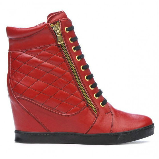 Women boots 3286 red