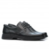 Men stylish, elegant shoes 843m black