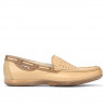 Mocasini 719p beige perforat