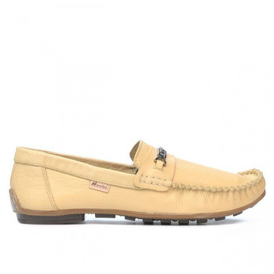 Men loafers, moccasins 737 beige