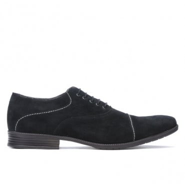 Pantofi casual / eleganti barbati 738 negru velur 