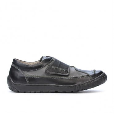 Pantofi copii 107 negru+gri