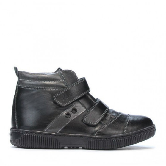 Children boots 3207-1 black+gray