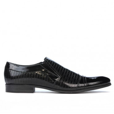Pantofi eleganti 796m patent black combined