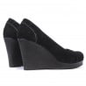 Women casual shoes 177 black velour
