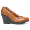 Women casual shoes 174 brown combined