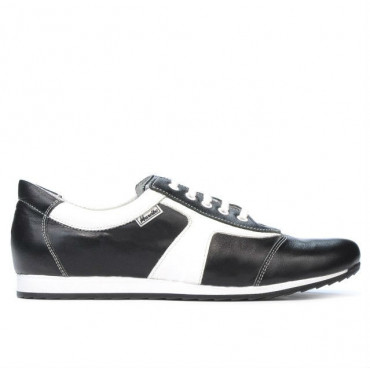 Pantofi sport dama 191 negru+alb