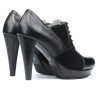 Women stylish, elegant shoes 1091 black combined