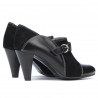 Pantofi eleganti dama 1210 negru combinat