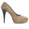 Women stylish, elegant shoes 1082 sand