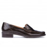 Women casual shoes 649 croco patent cafe