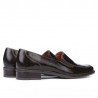 Women casual shoes 649 croco patent cafe