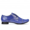 Women casual shoes 180 patent bleu
