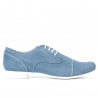 Pantofi casual dama 180 bleu velur
