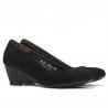 Pantofi casual dama 152-1 negru velur