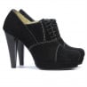 Pantofi eleganti dama 1091 negru antilopa