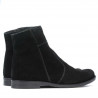 Men boots 413 black velour