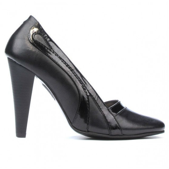 Pantofi eleganti dama 1208 negru+lac negru