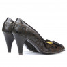 Women stylish, elegant shoes 1065 patent cafe+balon
