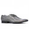 Men stylish, elegant shoes 792 gray