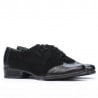 Pantofi casual dama 691 negru combinat