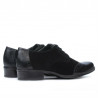 Pantofi casual dama 691 negru combinat
