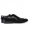Pantofi eleganti barbati 796 negru velur