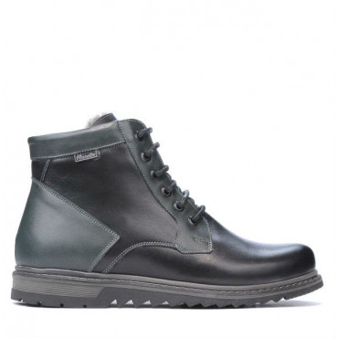 Men boots 497 black+gray