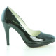 Women stylish, elegant shoes 1233 patent black