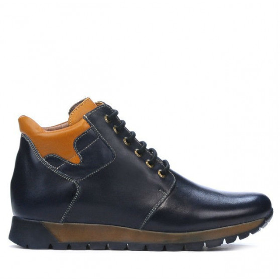 Men boots 495 indigo+brown