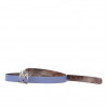 Women belt 02m bicolored cs a brown+blue
