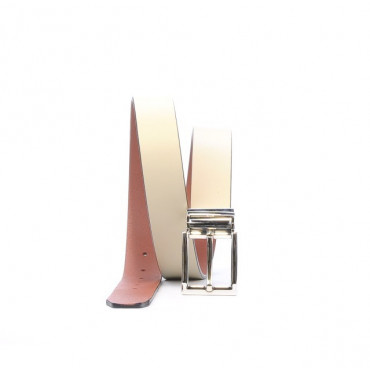 Women belt 02m bicolored cs brown+beige