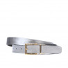 Women belt 02m bicolored cs aramiu+silver