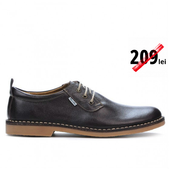 Men casual shoes (large size) 7201-1m cafe