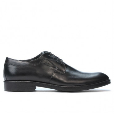 Men stylish, elegant, casual shoes 847 black